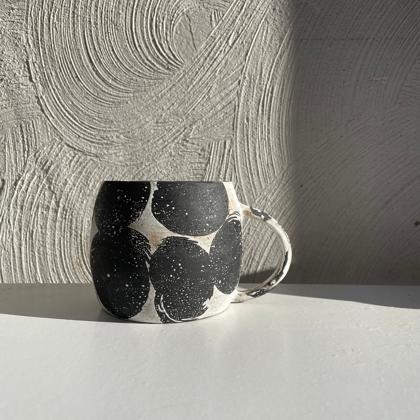 NEW! Large Black and White Mug by SRS Ceramics