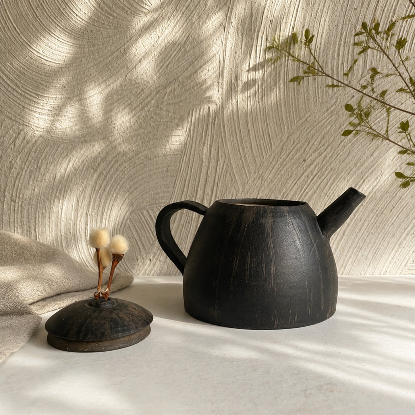 NEW! Night Series Teapot With Bud by SRS Ceramics