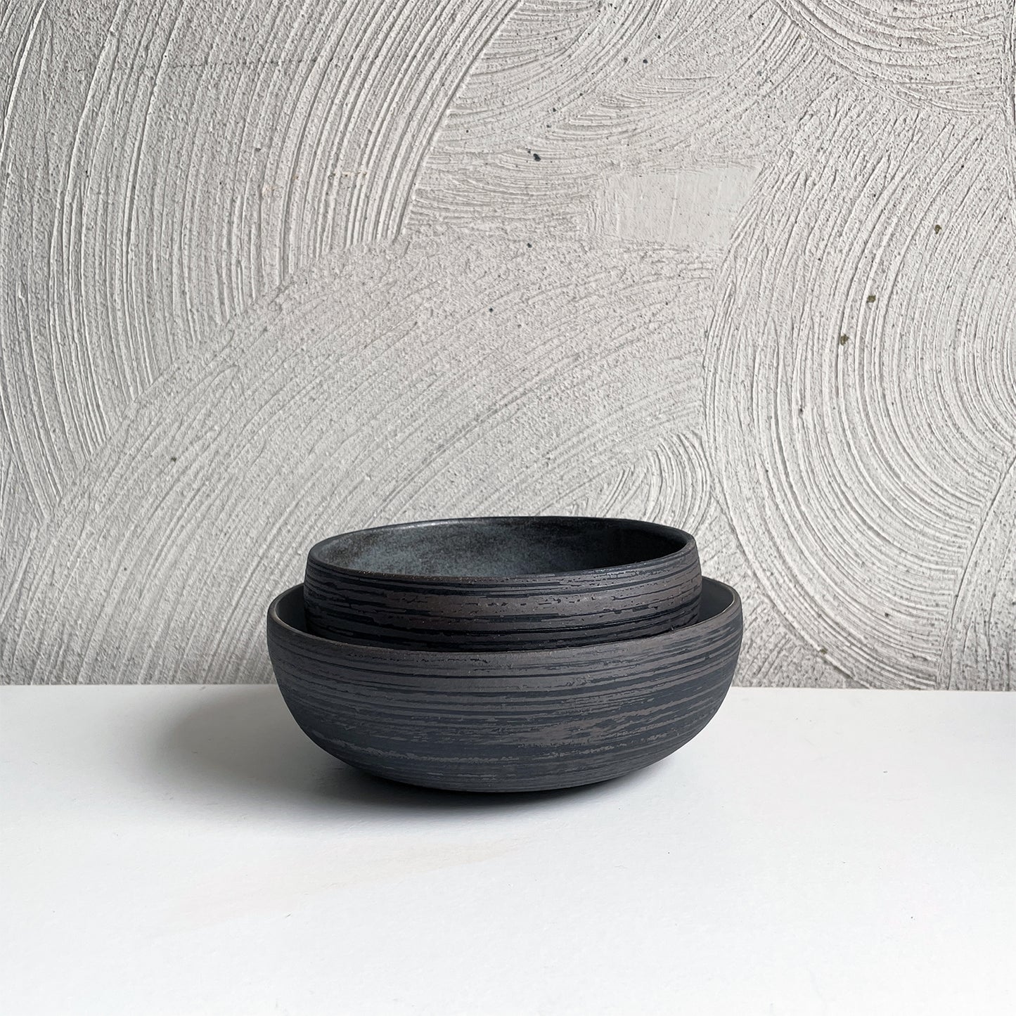 New! Black and Brown Bowls