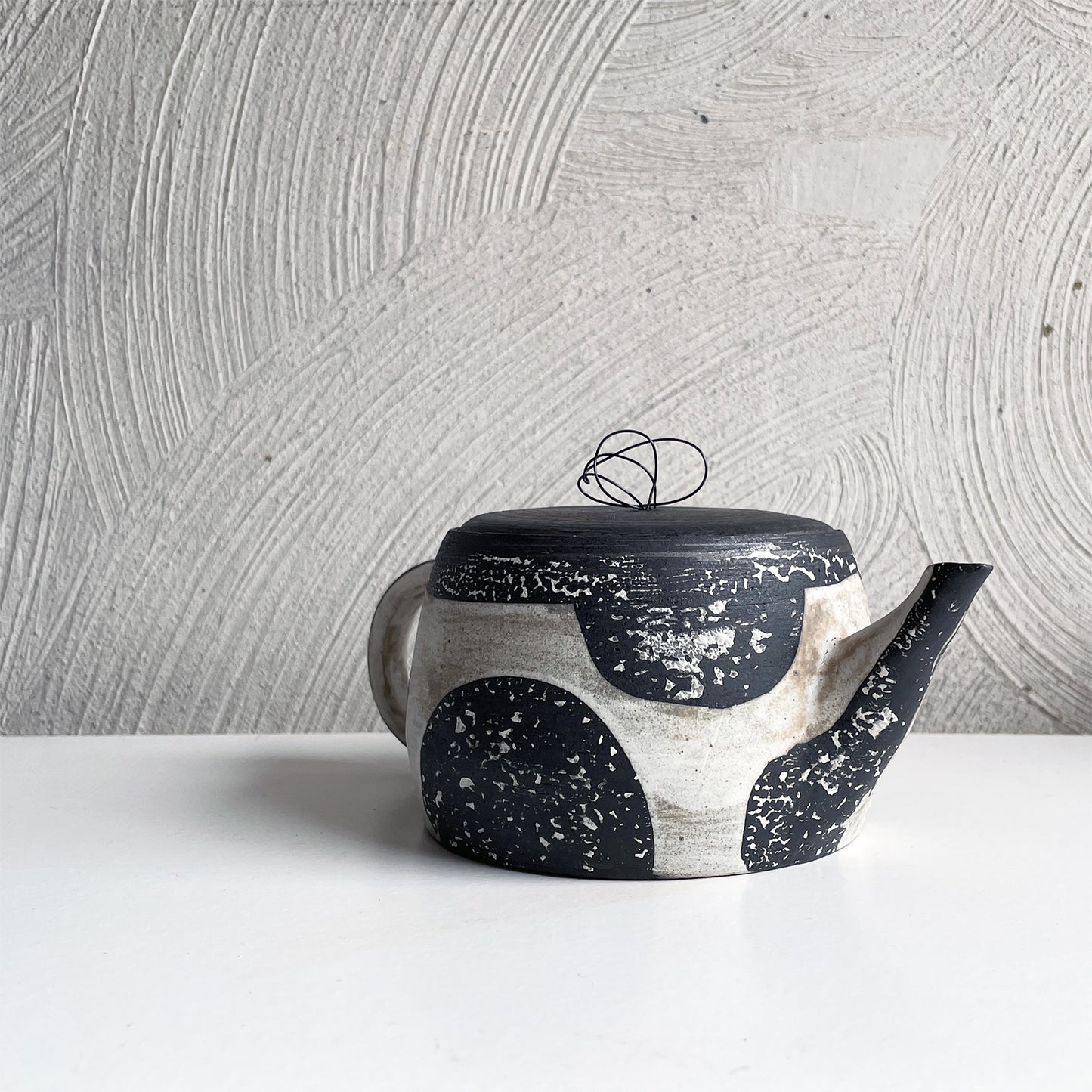 New! One of a Kind Small Teapot -Dots