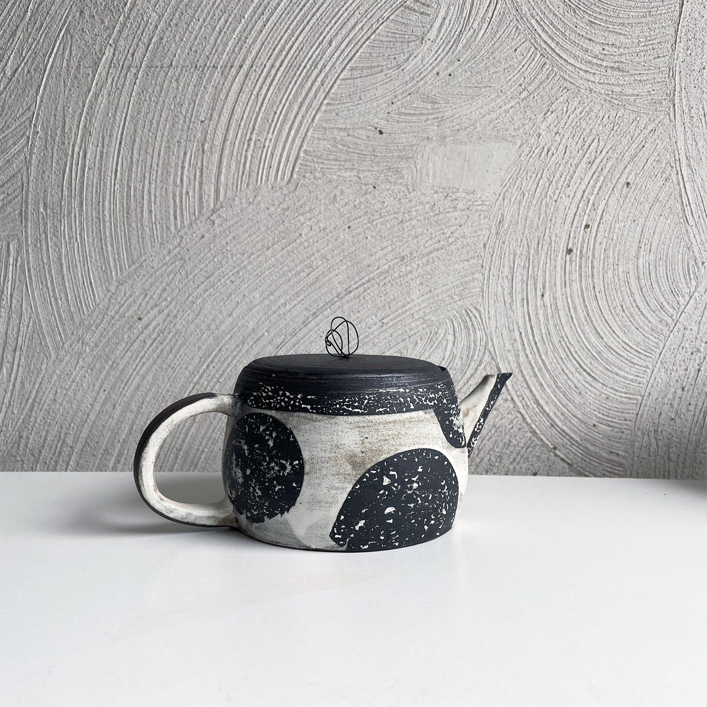 New! One of a Kind Small Teapot -Dots