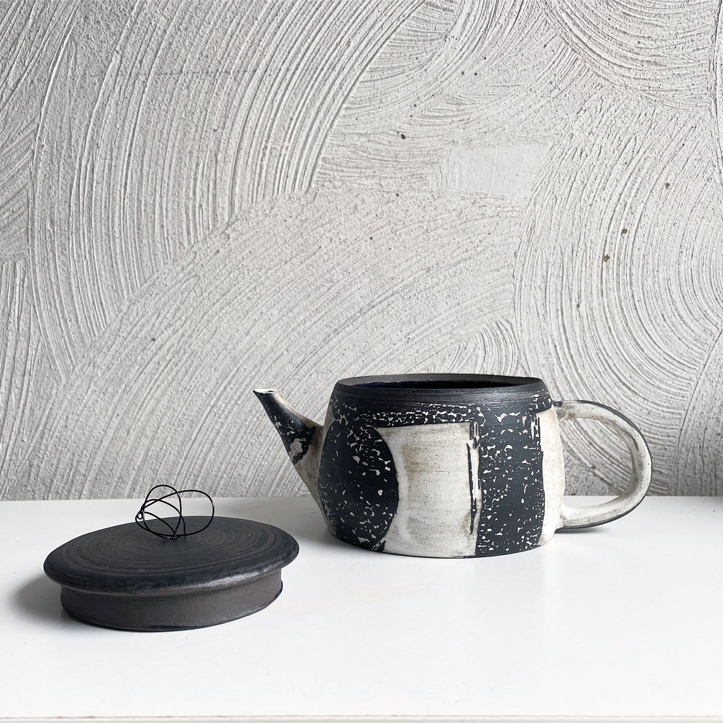 New! One of a Kind Small Teapot -Dots