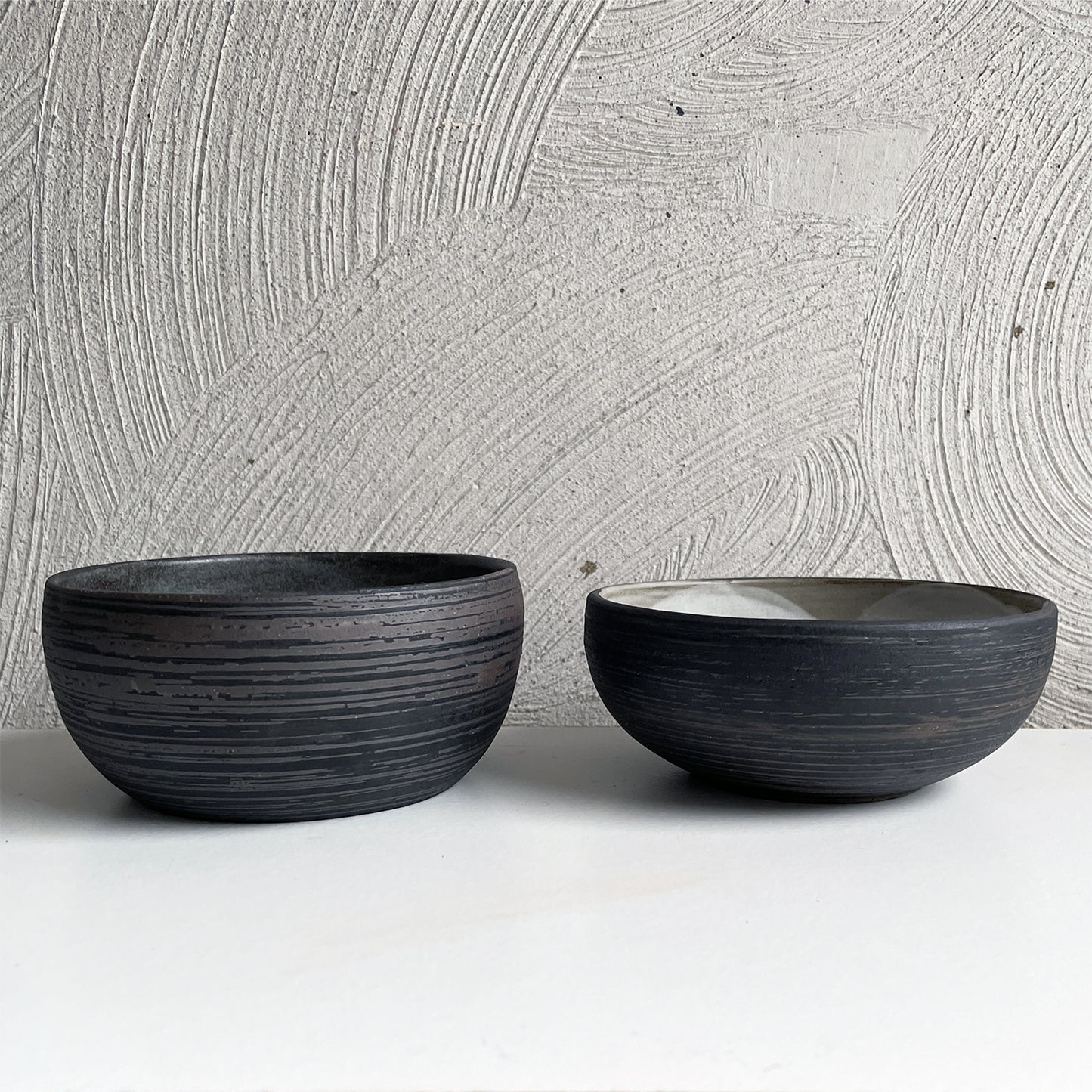 New! Black and Brown Bowls