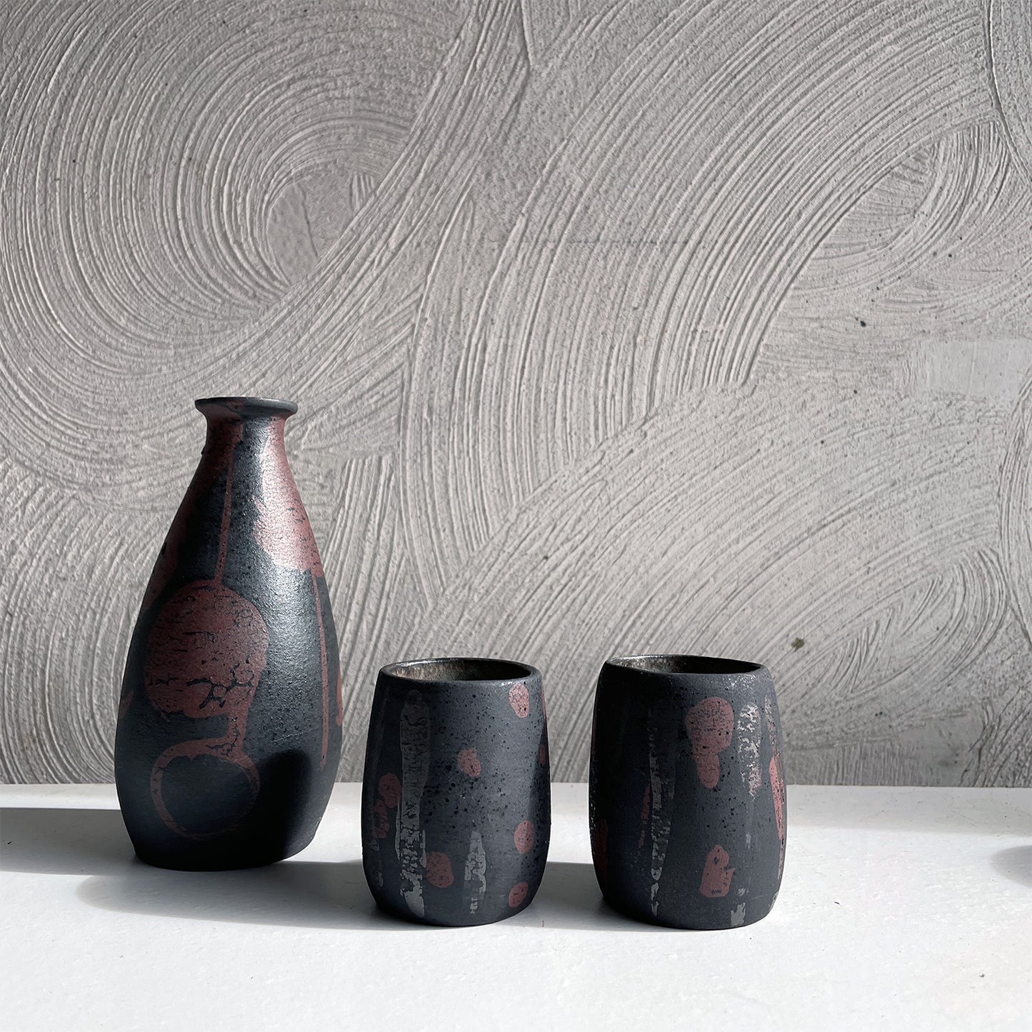 NEW! Sake Set / Pitcher & Two Cups