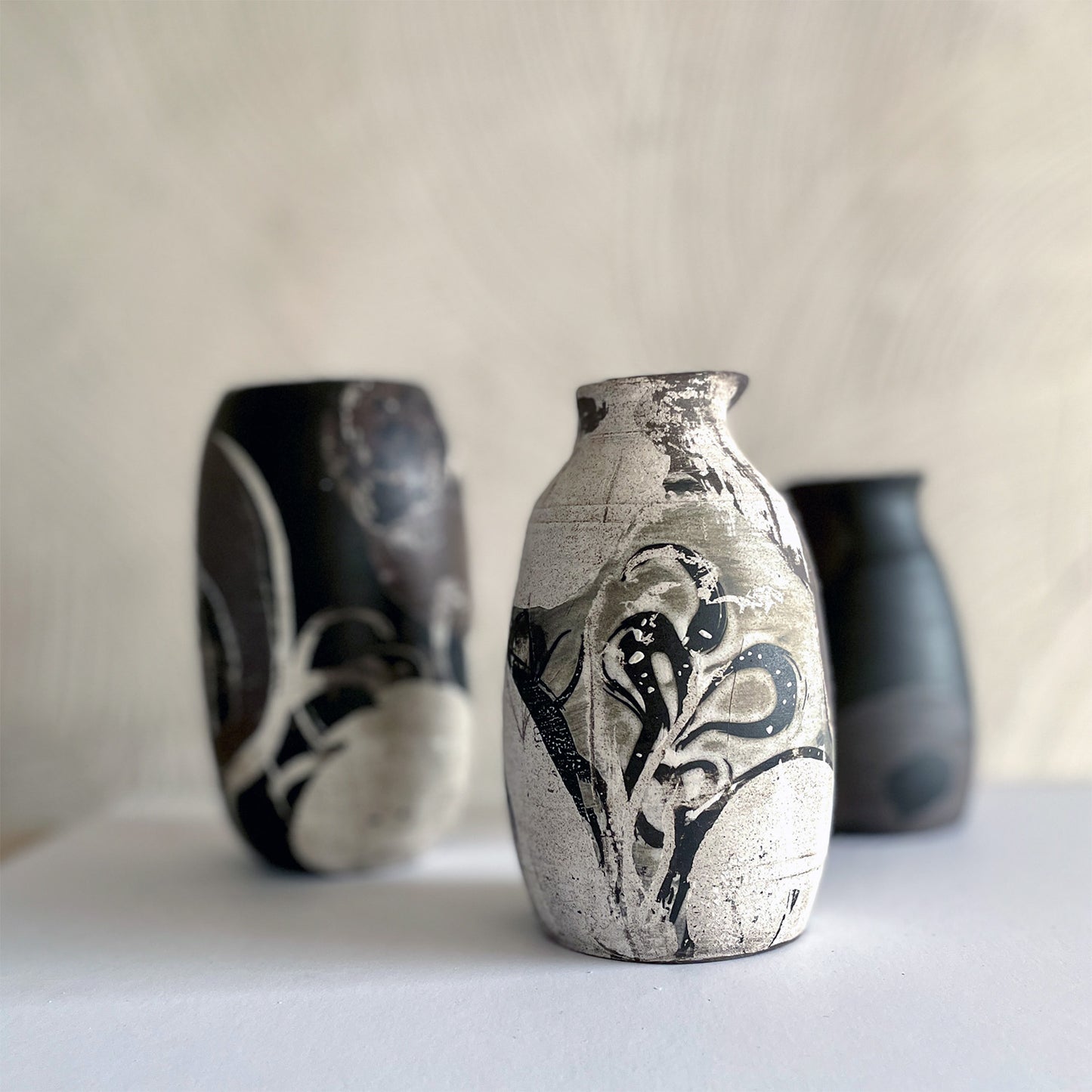 NEW! OOAK Sake Pitcher Flower Series