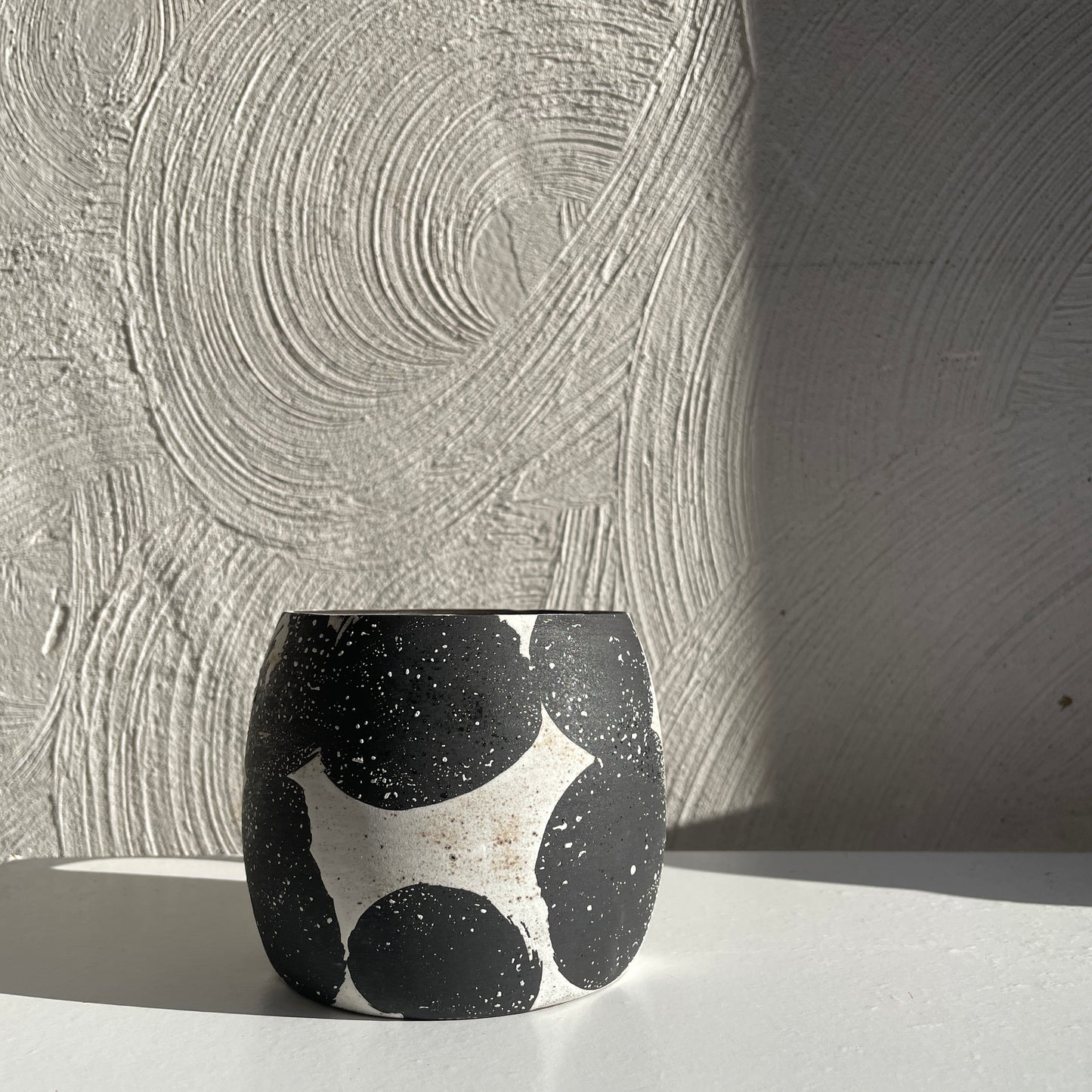 NEW! Large Black and White Mug by SRS Ceramics