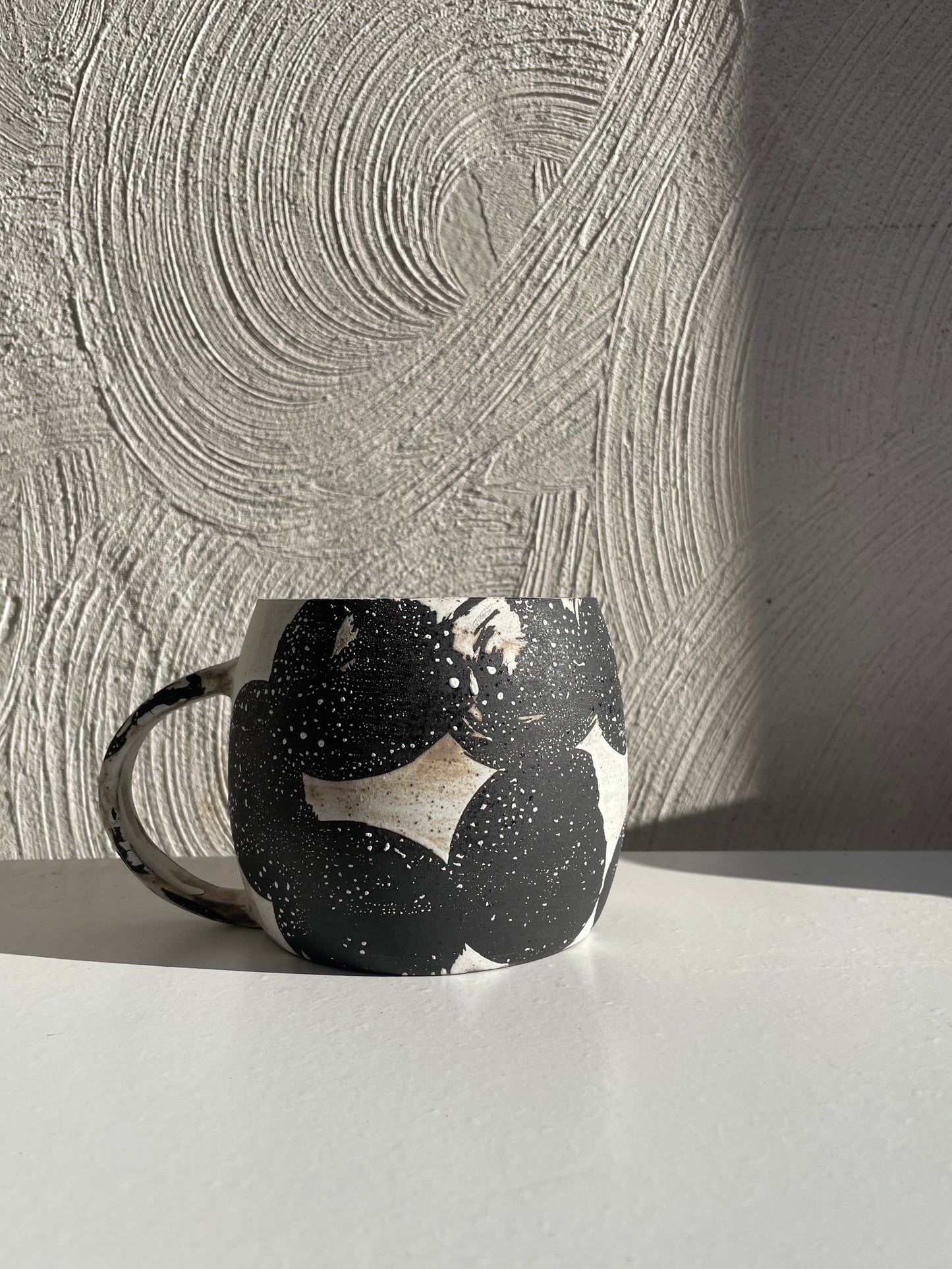 NEW! Large Black and White Mug by SRS Ceramics