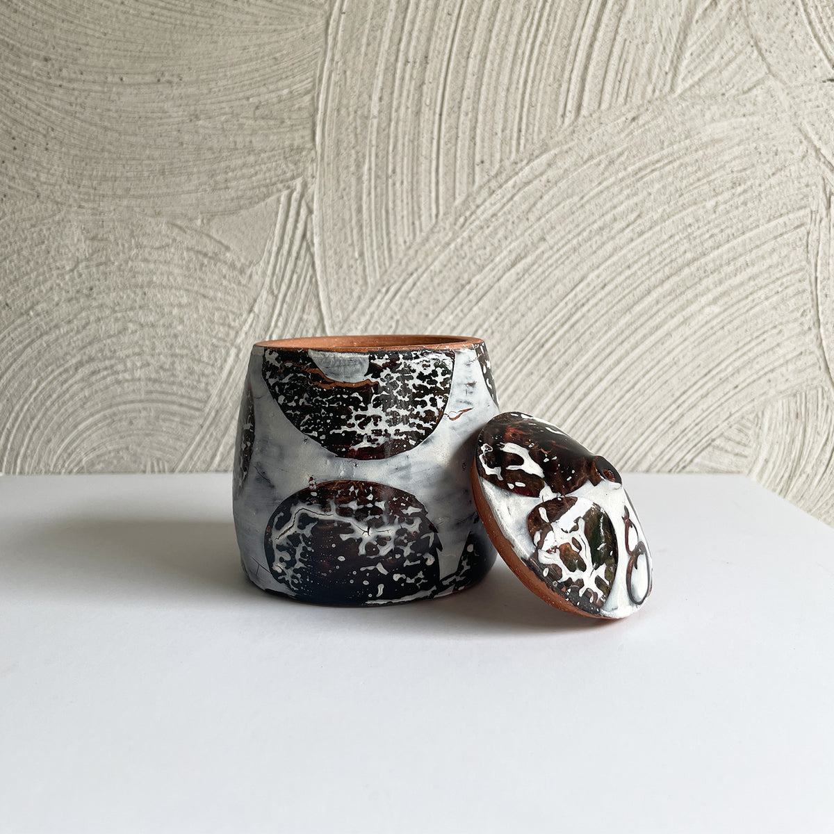 NEW! SMALL JAR - TRACES BY SRS CERAMICS