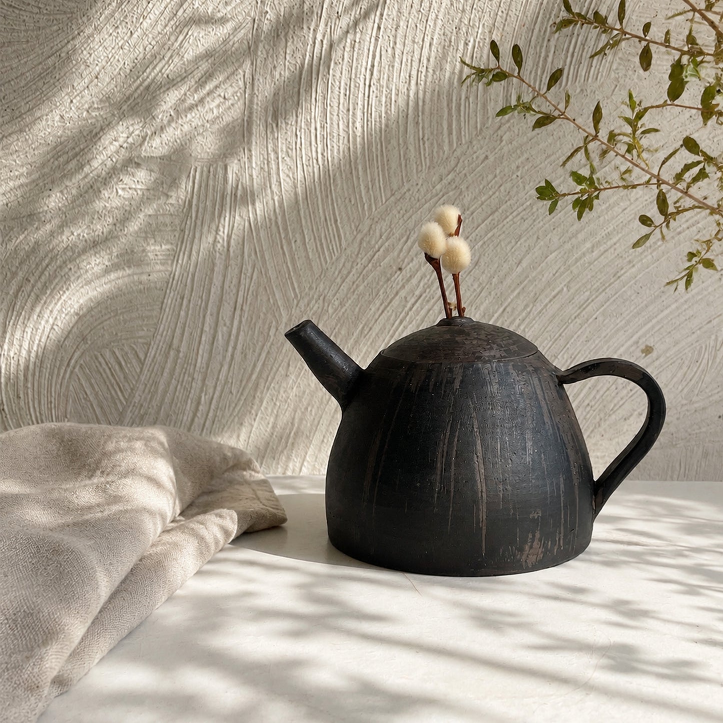NEW! Night Series Teapot With Bud by SRS Ceramics