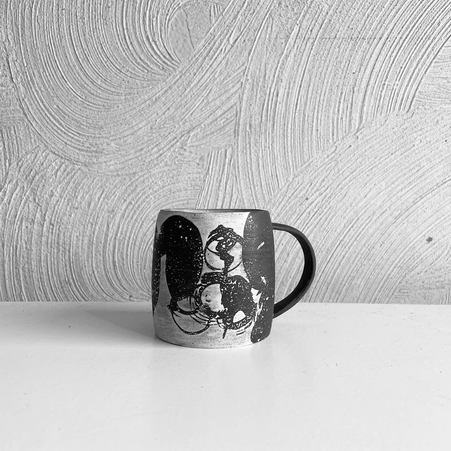 NEW! Small Black and White Mug by SRS Ceramics