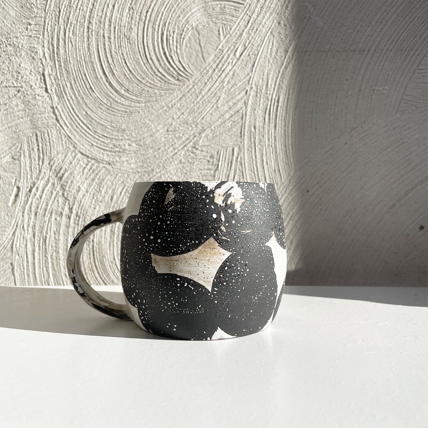 NEW! Large Black and White Mug by SRS Ceramics