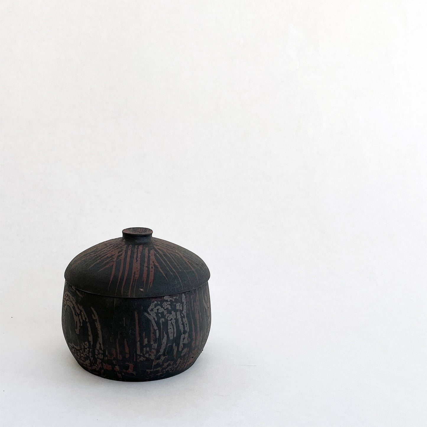 NEW! Black/Brown Jar by SRS Ceramics