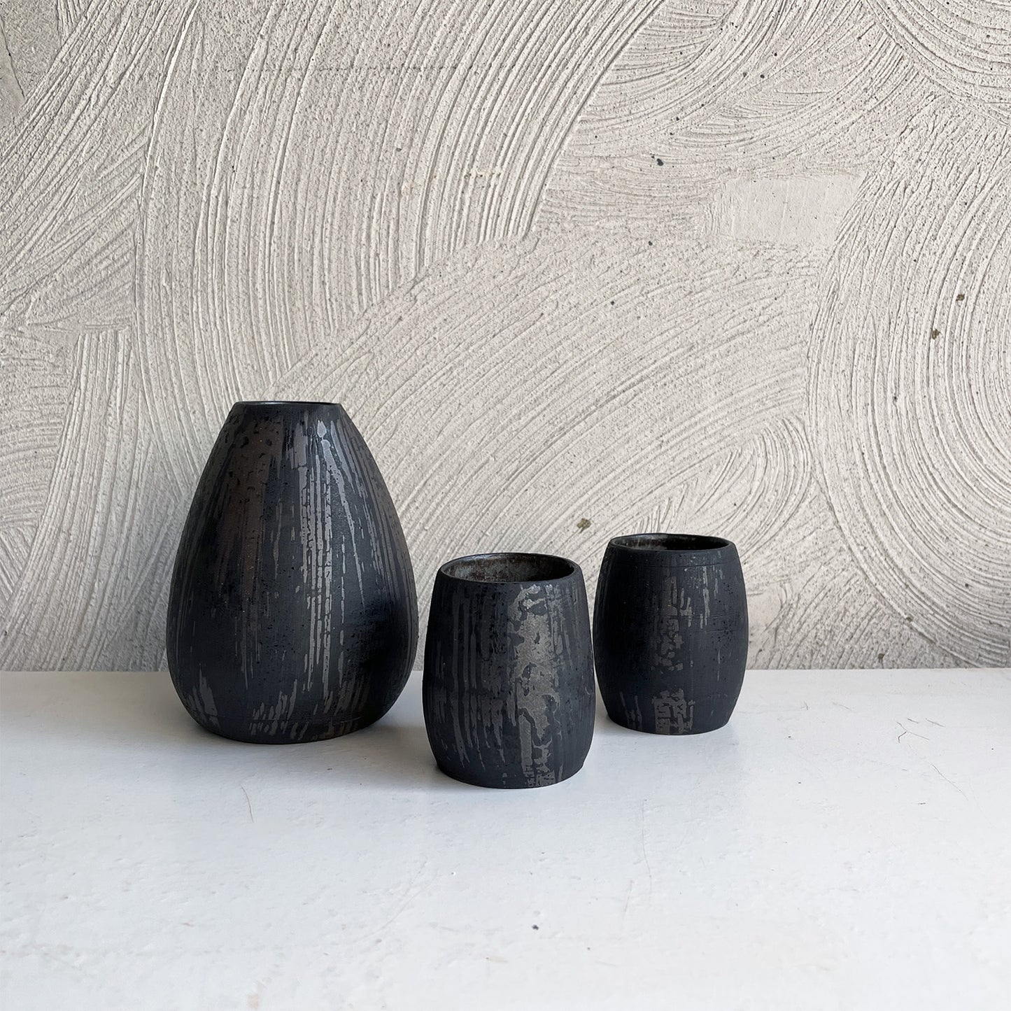 NEW! Sake Set / Pitcher & Two Cups