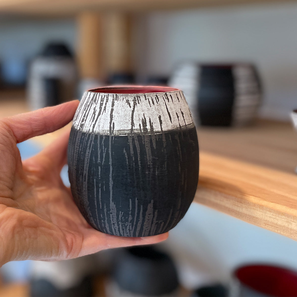 NEW! Ombre Night Sky Vase By SRS Ceramics