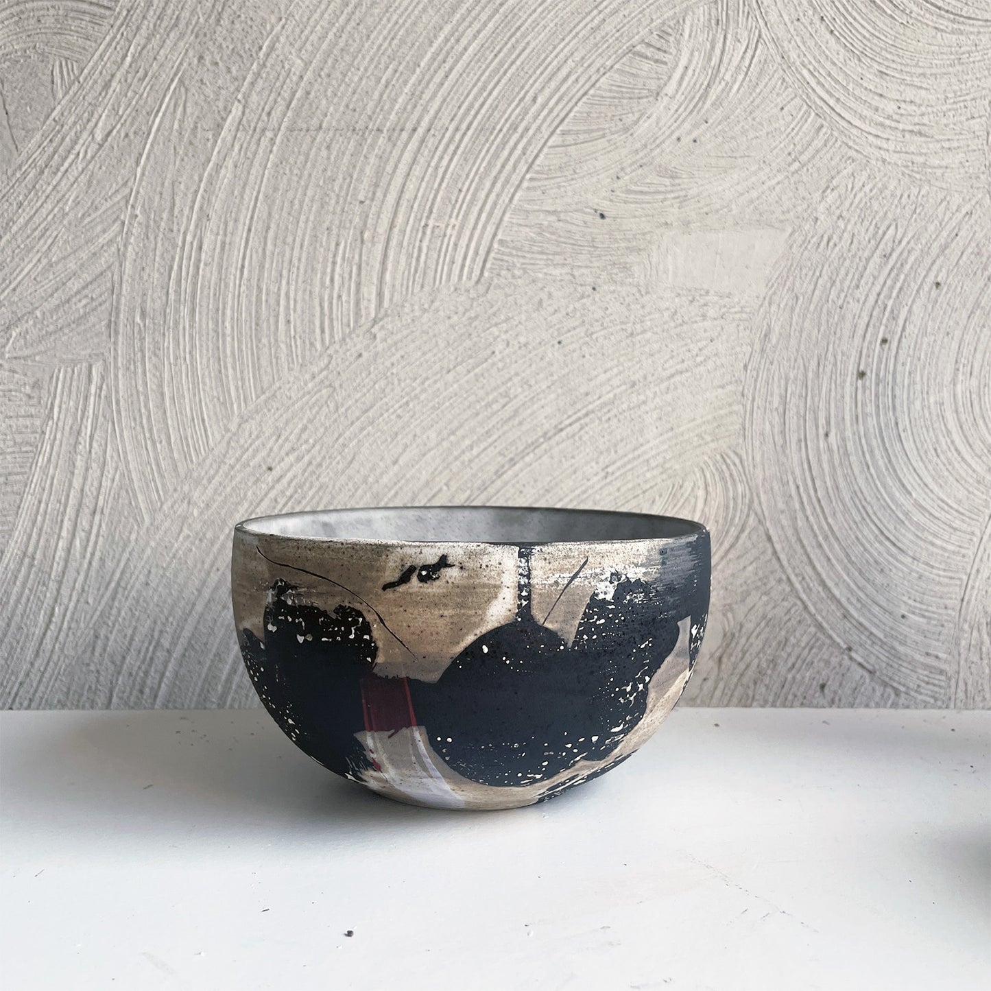 NEW! Black/White/Red Bowl