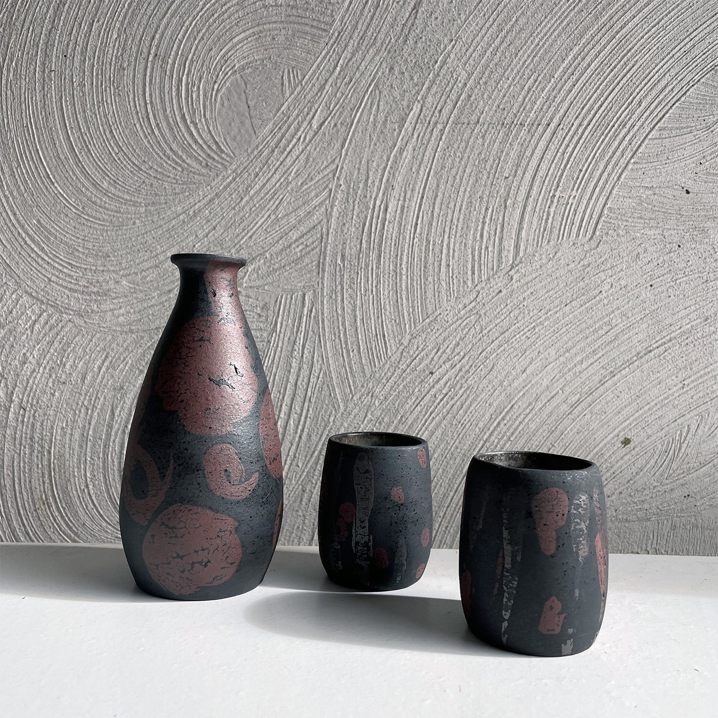 NEW! Sake Set / Pitcher & Two Cups