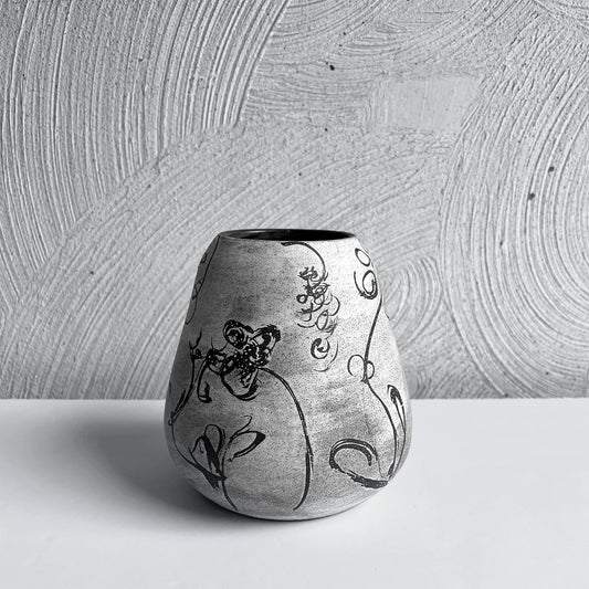 New! OOAK Floral Vase