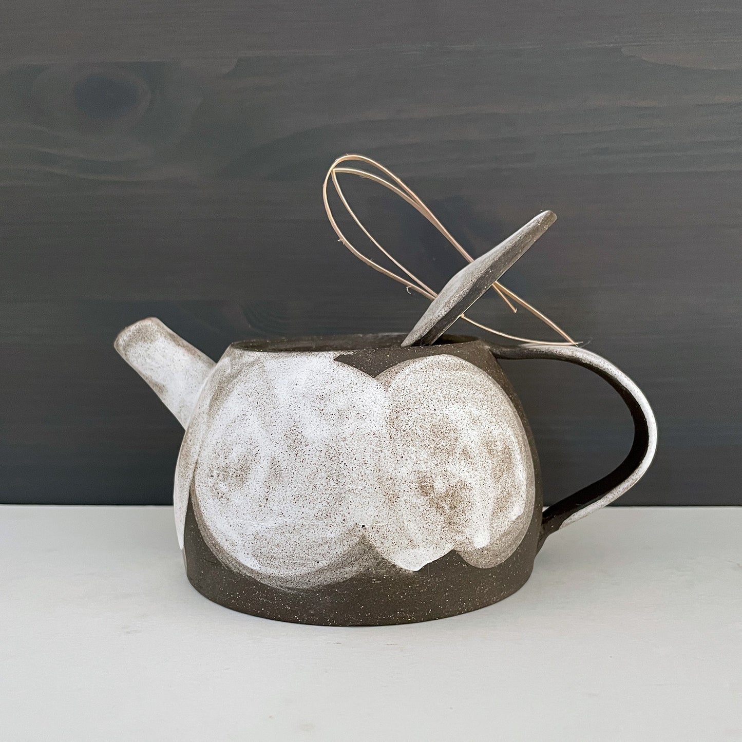 New! One of a Kind Small Teapot - Cloud