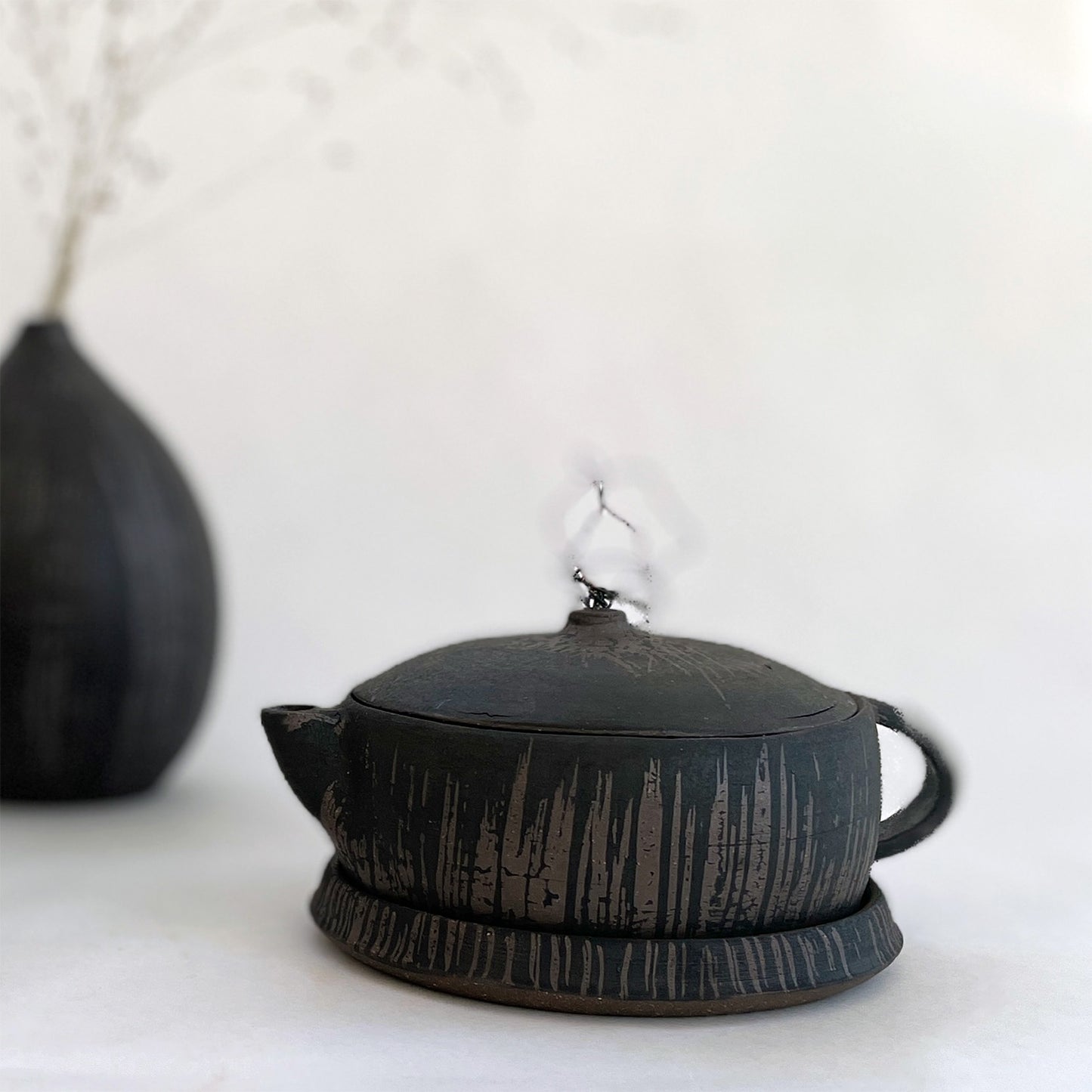 NEW! New Teapot With Dish by SRS Ceramics