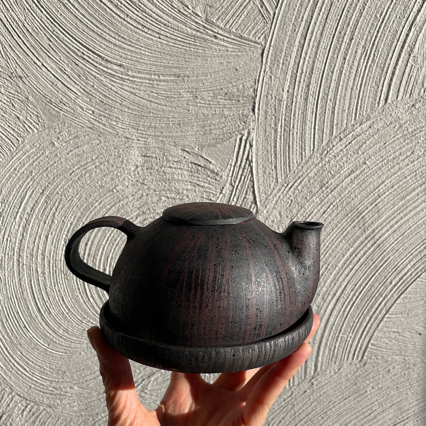 NEW! Night Series Teapot With Dish by SRS Ceramics